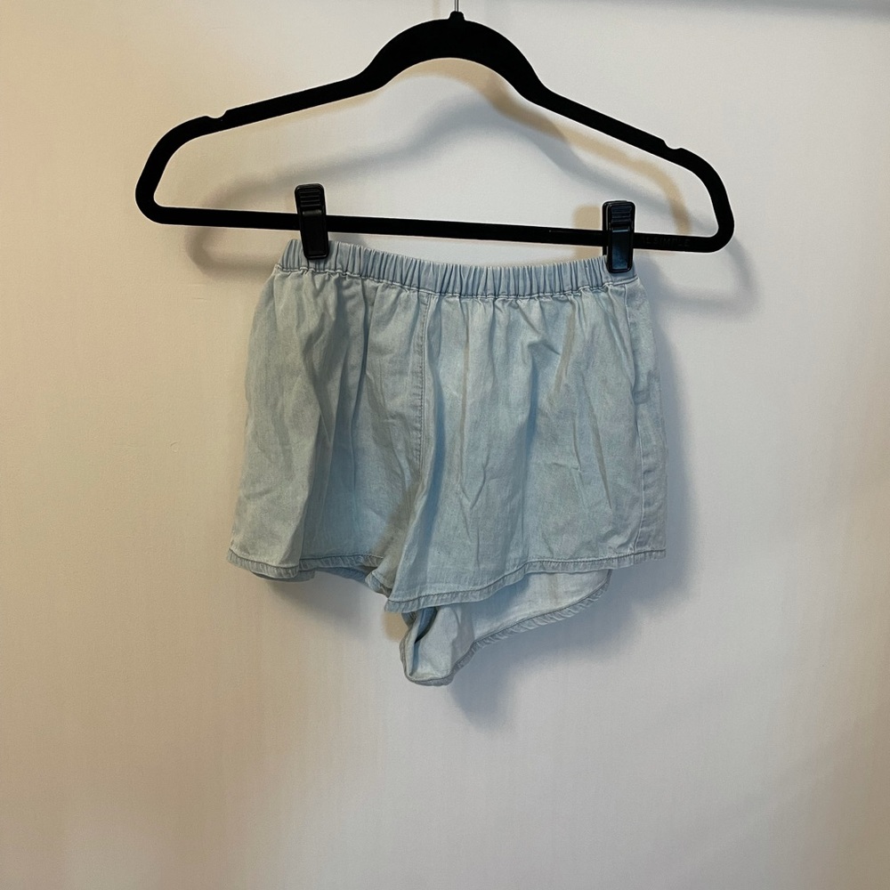 The Fifth Label Light Blue Linen Shorts